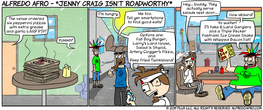 Jenny Craig isn't Roadworthy